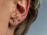 Zodiac studs. Solid Yellow Gold